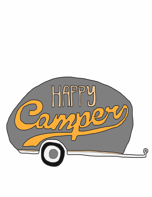 POSTCARD Happy Camper