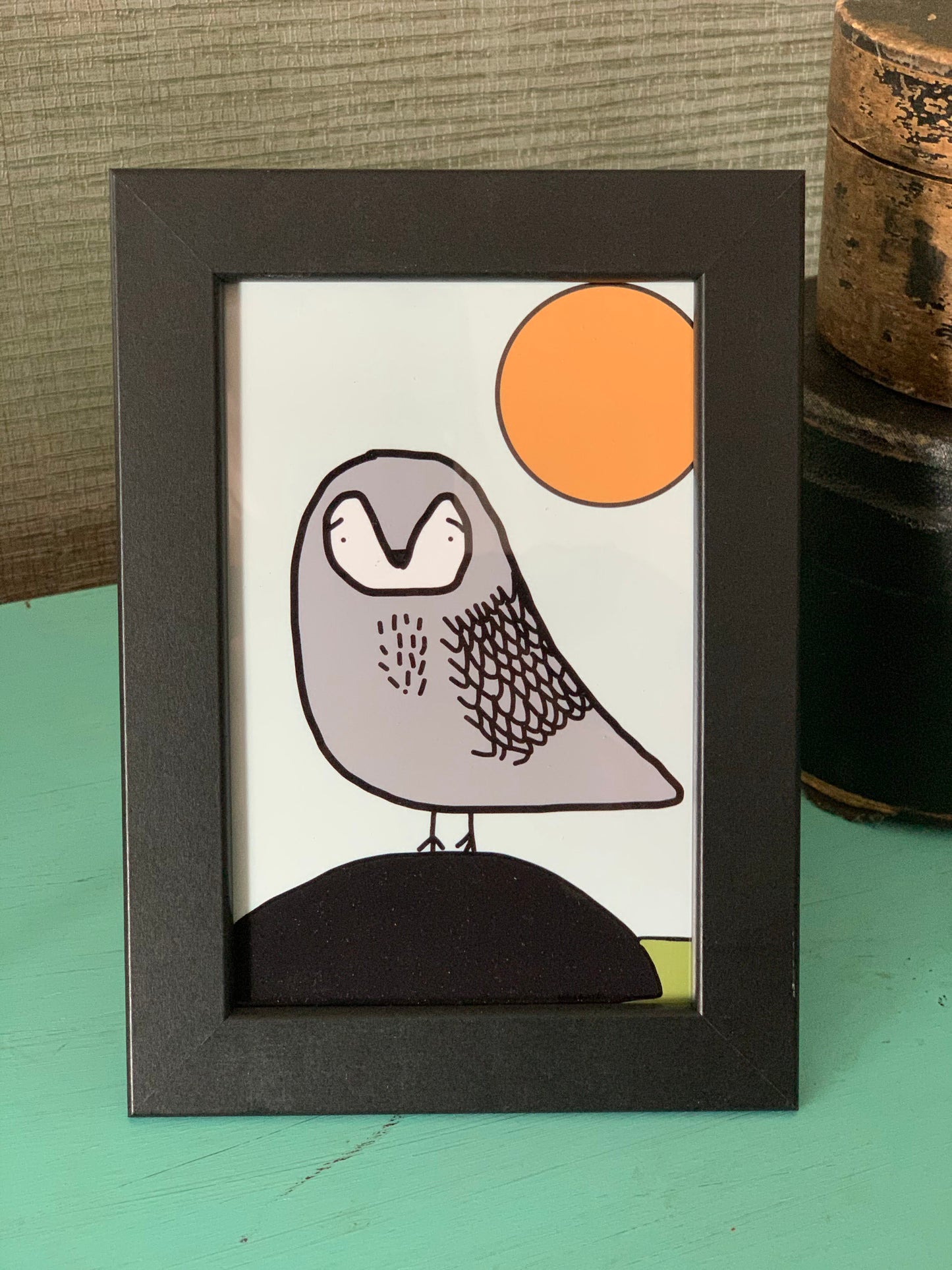 SMALL FRAME Moon Owl