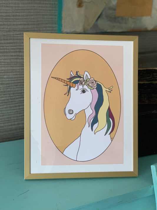 $10 OFF FRAMED Unicorn