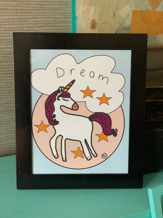 FRAMED Dream Unicorn