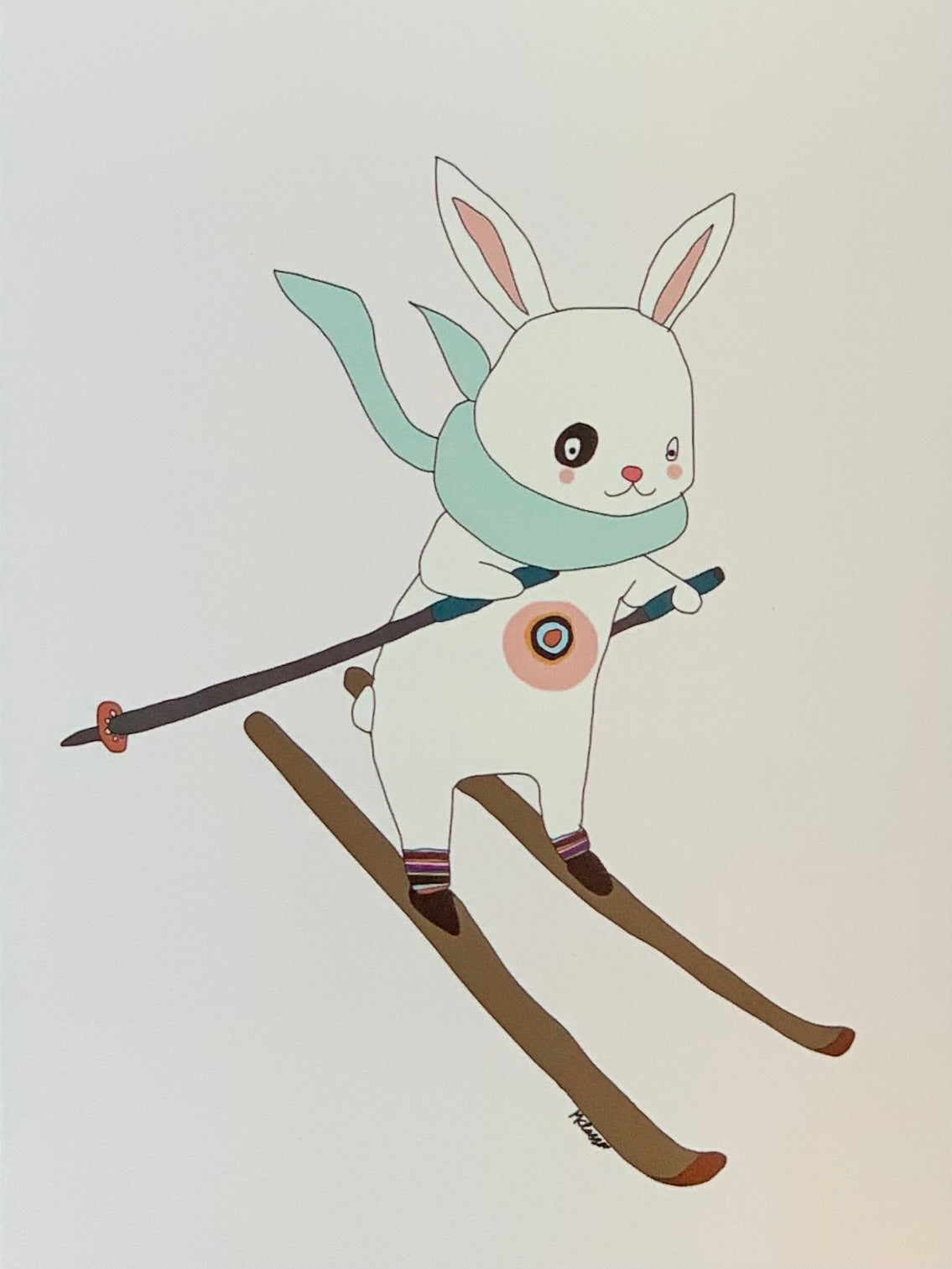 SMALL FRAME Ski Bunny