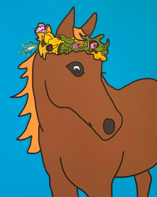 PHOTO ILLUSTRATION 8x10 Horse with Crown