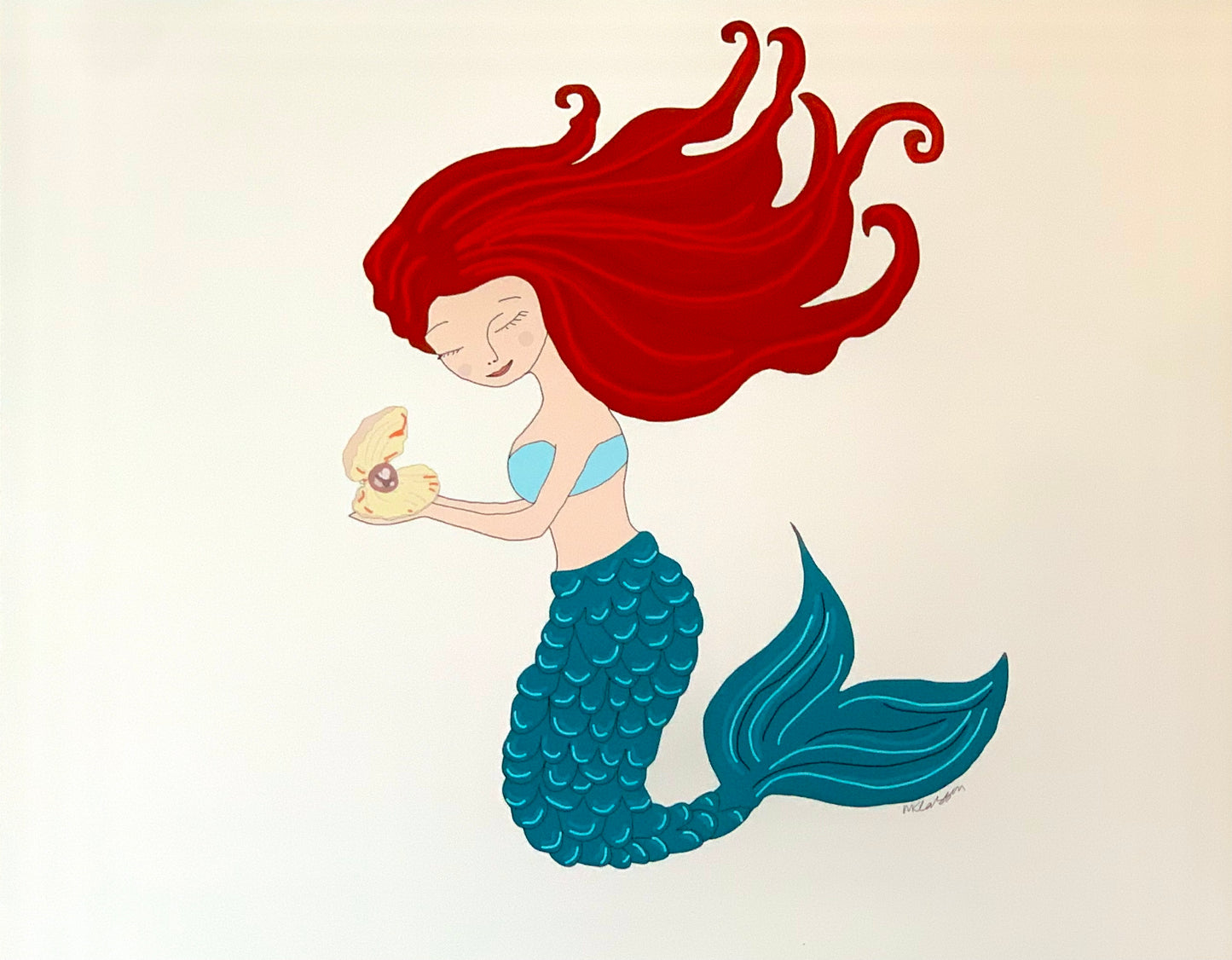 PHOTO ILLUSTRATION 8x10 Mermaid