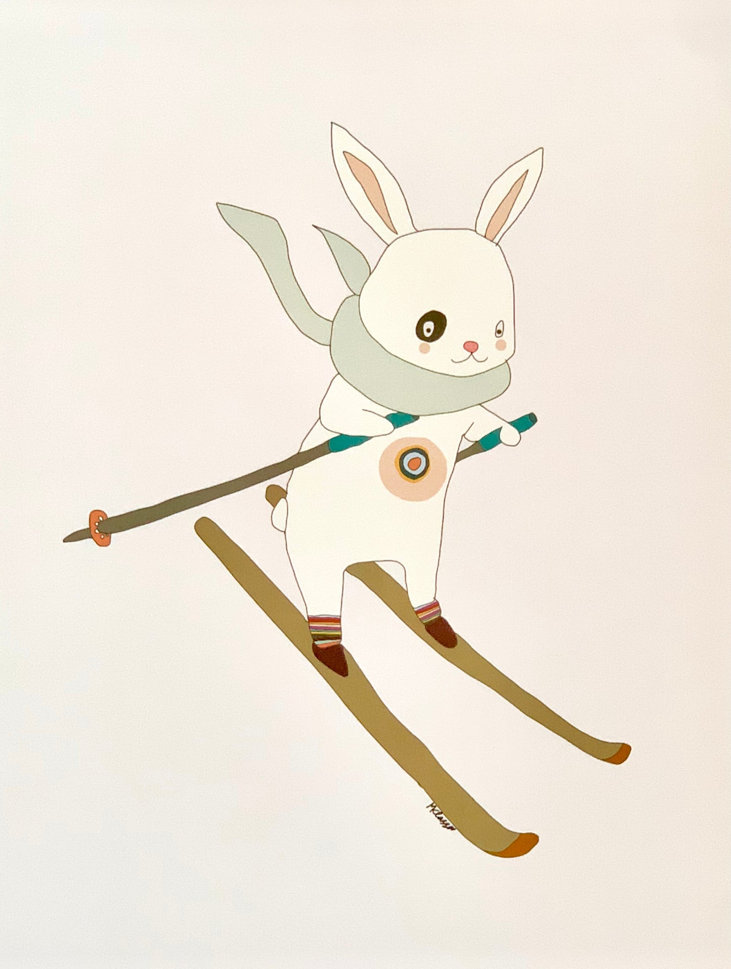 PRINT 8.5x11 Ski Bunny