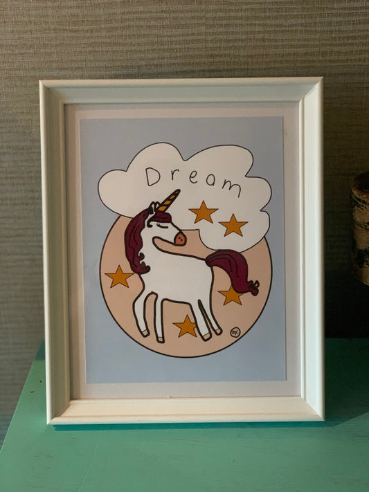 FRAMED Dream Unicorn